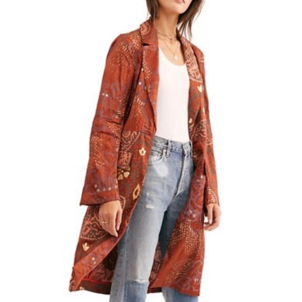 NWOT Free People Eye of the Wild Jacket